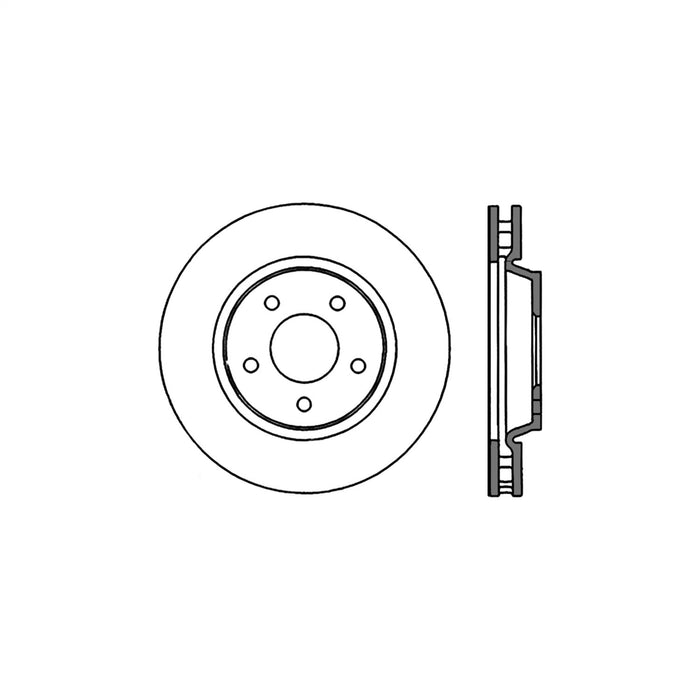 StopTech 125.62073CRY StopTech Cryostop Premium High Carbon Rotor; Front - Truck Part Superstore