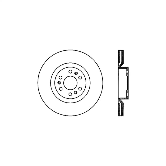 StopTech 125.62076CRY StopTech Cryostop Premium High Carbon Rotor; Rear - Truck Part Superstore