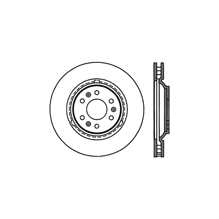StopTech 125.62082CRY StopTech Cryostop Premium High Carbon Rotor; Front - Truck Part Superstore