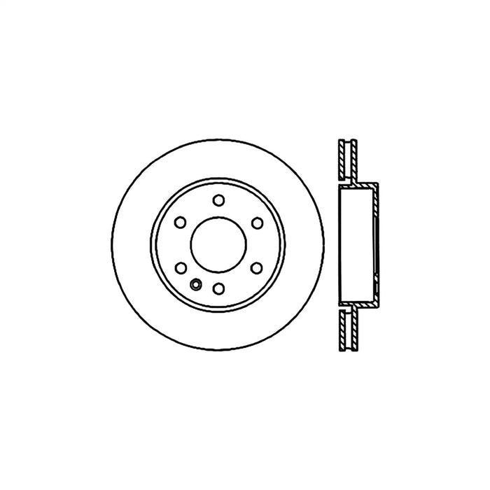 StopTech 125.62083CRY StopTech Cryostop Premium High Carbon Rotor; Rear - Truck Part Superstore