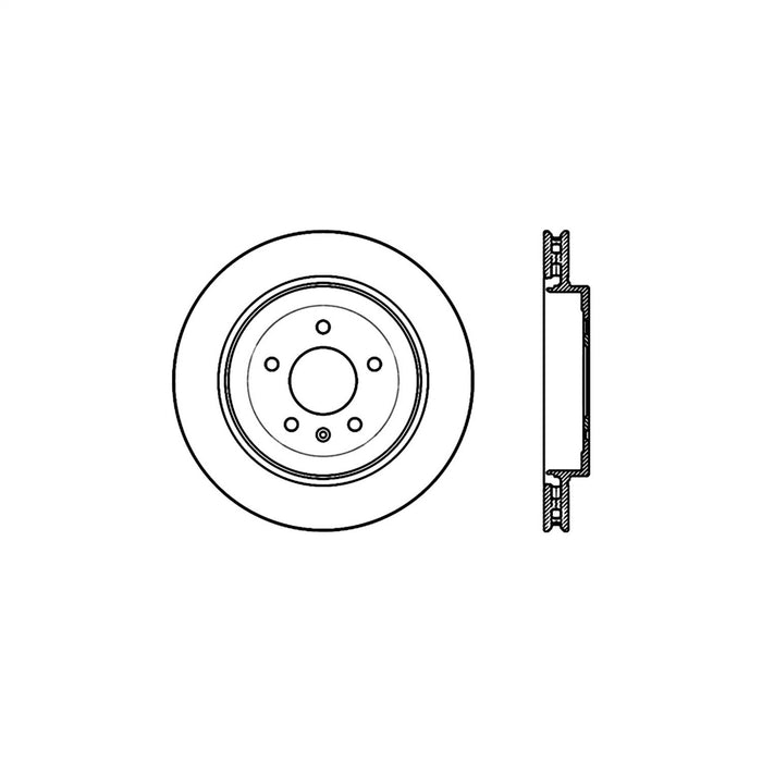 StopTech 125.62088CRY StopTech Cryostop Premium High Carbon Rotor; Rear - Truck Part Superstore