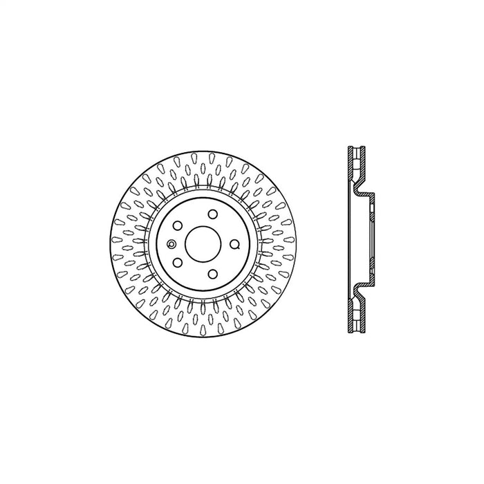 StopTech 125.62124CRY StopTech Cryostop Premium High Carbon Rotor; Front - Truck Part Superstore