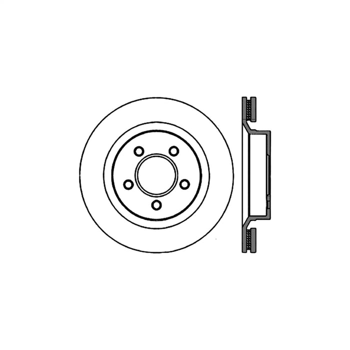 StopTech 125.63048CRY StopTech Cryostop Premium High Carbon Rotor; Front - Truck Part Superstore
