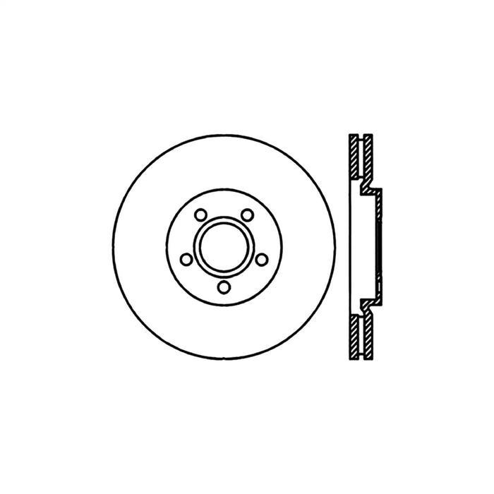 StopTech 125.63053CRY StopTech Cryostop Premium High Carbon Rotor; Front - Truck Part Superstore