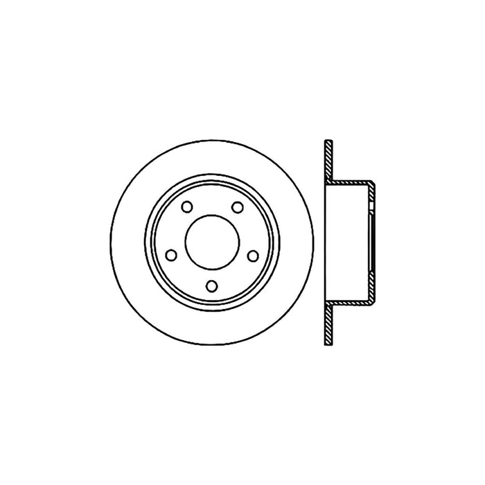 StopTech 125.63060CRY StopTech Cryostop Premium High Carbon Rotor; Rear - Truck Part Superstore
