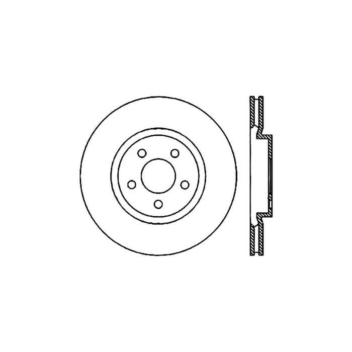 StopTech 125.63061CRY StopTech Cryostop Premium High Carbon Rotor; Front - Truck Part Superstore