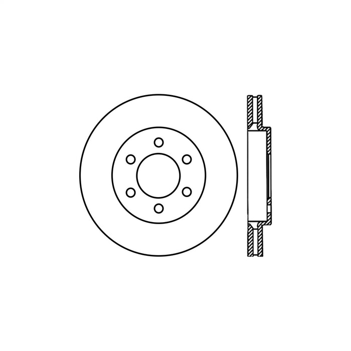 StopTech 125.65097CRY StopTech Cryostop Premium High Carbon Rotor; Front - Truck Part Superstore