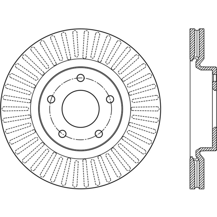 StopTech 126.42118SL StopTech Sport Slotted Brake Rotor; Front Left - Truck Part Superstore