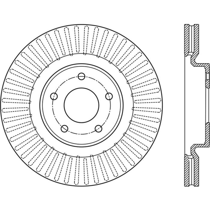 StopTech 126.42120SL StopTech Sport Slotted Brake Rotor; Front Left - Truck Part Superstore