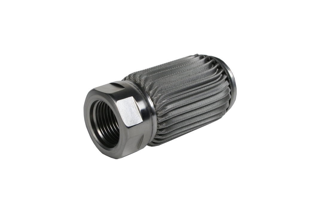 Aeromotive Fuel System 12606 100-micron Stainless Mesh Crimp Construction Filter Element - Truck Part Superstore
