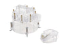 Mr Gasket 1263C Transparent Distributor Cap; Male; Check To Insure Correct Fit; Clearview Clear; - Truck Part Superstore