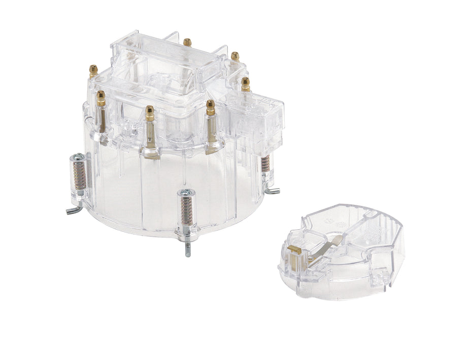 Mr Gasket 1263C Transparent Distributor Cap; Male; Check To Insure Correct Fit; Clearview Clear; - Truck Part Superstore