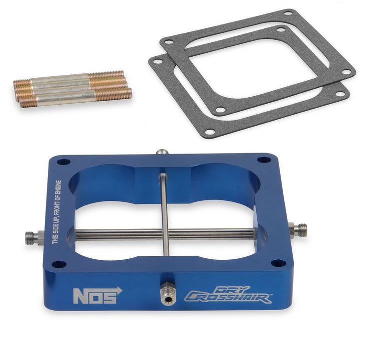 NOS/Nitrous Oxide System 12667NOS Dry CrossHair™ Plate Kit; Incl. Holley 4500 Plate; Kit Skin; - Truck Part Superstore