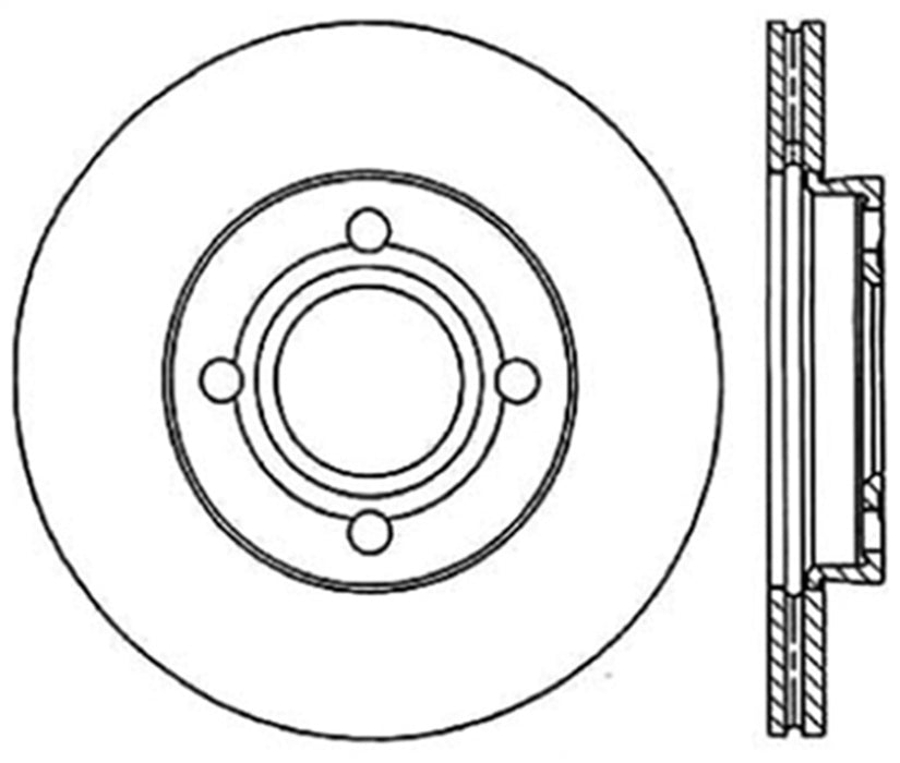 StopTech 126.33018SR StopTech Sport Slotted Brake Rotor; Front Right - Truck Part Superstore