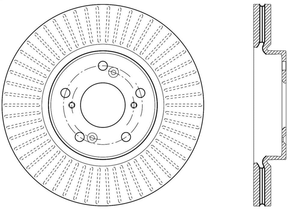 StopTech 126.40084SL StopTech Sport Slotted Brake Rotor; Front Left - Truck Part Superstore