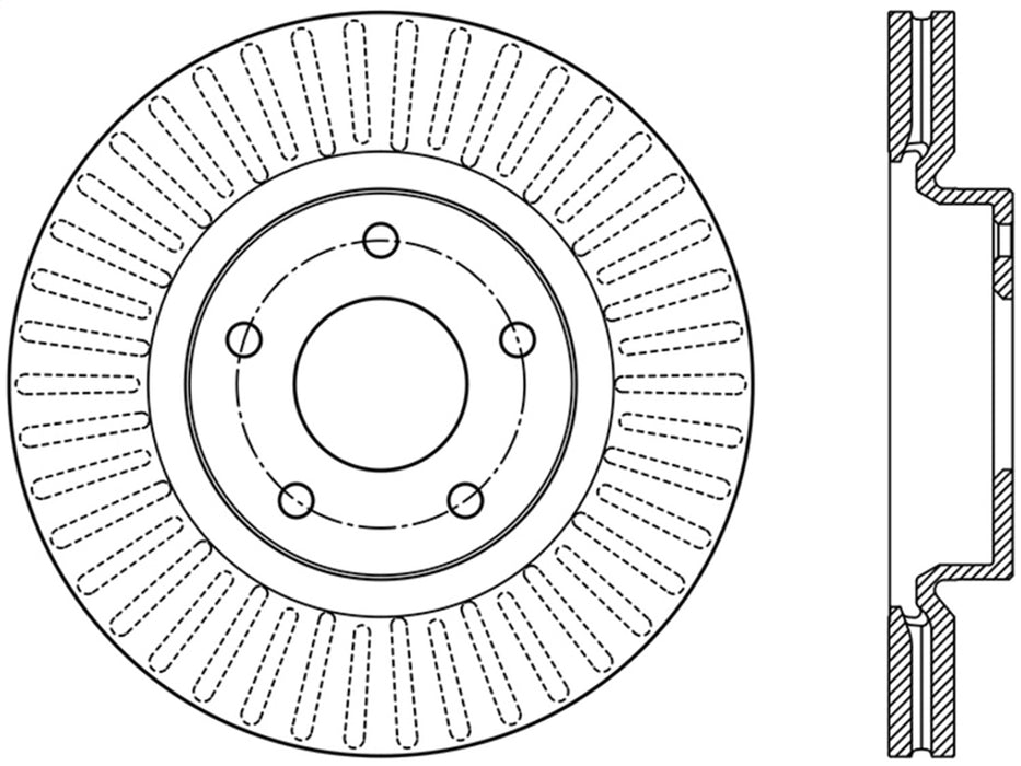StopTech 126.42118SR StopTech Sport Slotted Brake Rotor; Front Right - Truck Part Superstore