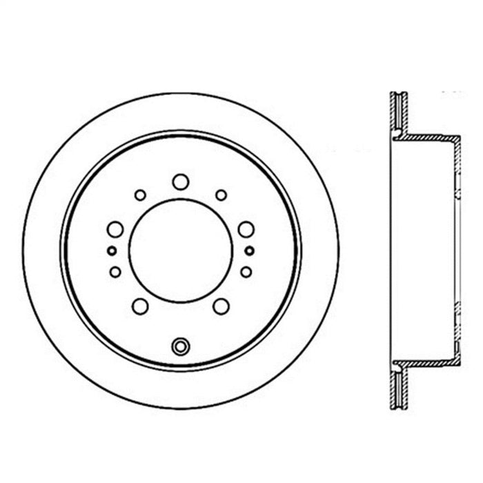 StopTech 126.44157SL StopTech Sport Slotted Brake Rotor; Rear Left - Truck Part Superstore