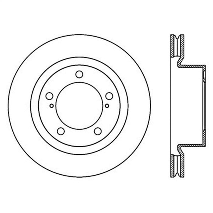 StopTech 126.44162SR StopTech Sport Slotted Brake Rotor; Front Right - Truck Part Superstore