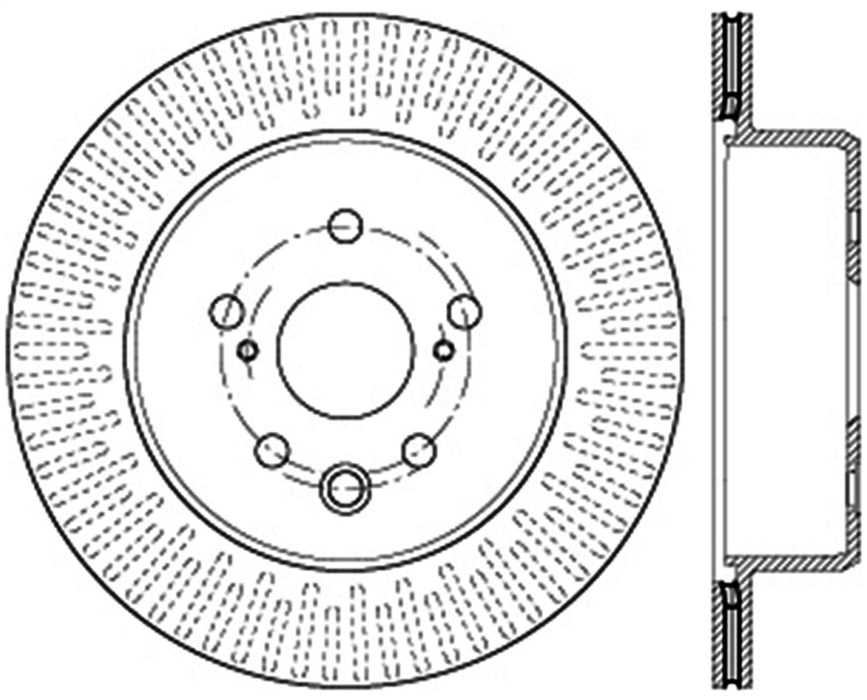 StopTech 126.44189SL StopTech Sport Slotted Brake Rotor; Rear Left - Truck Part Superstore