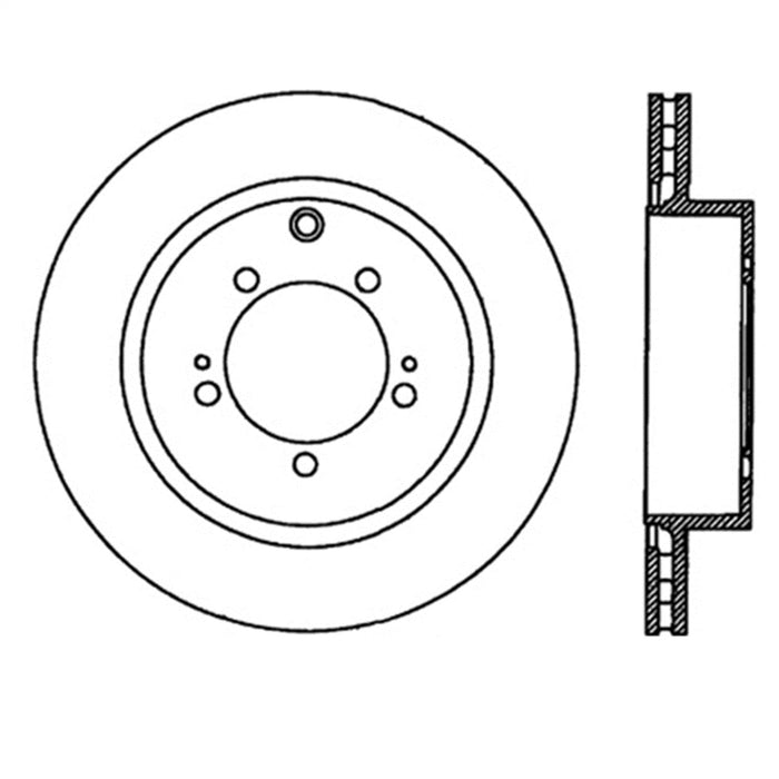 StopTech 126.46065SL StopTech Sport Slotted Brake Rotor; Rear Left - Truck Part Superstore
