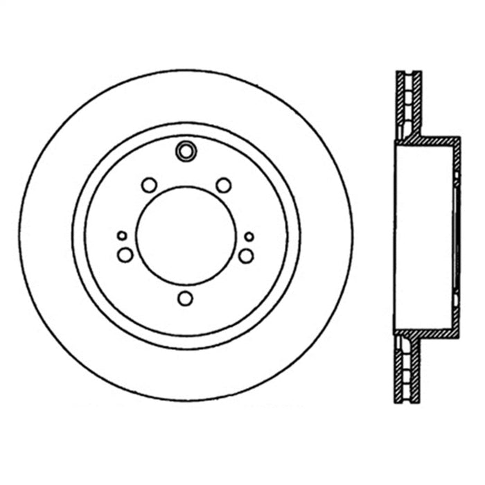 StopTech 126.46065SR StopTech Sport Slotted Brake Rotor; Rear Right - Truck Part Superstore