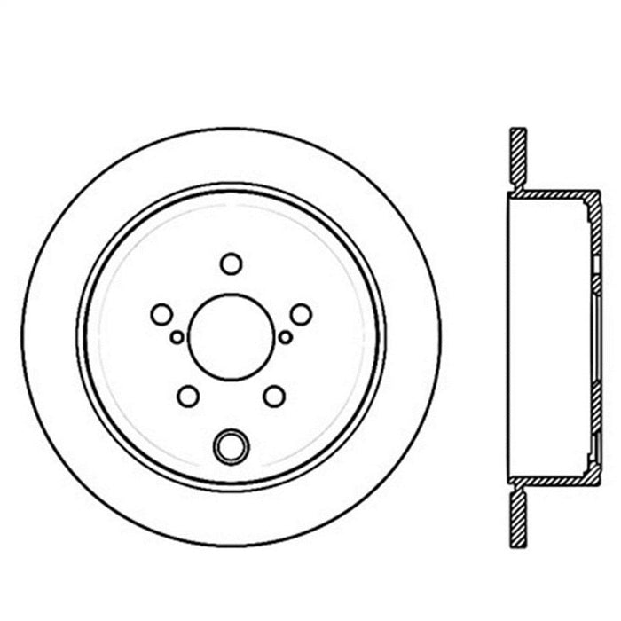 StopTech 126.47029SR StopTech Sport Slotted Brake Rotor; Rear Right - Truck Part Superstore