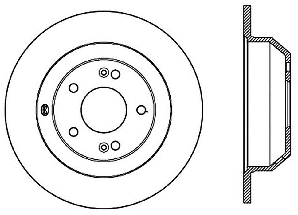 StopTech 126.51039SL StopTech Sport Slotted Brake Rotor; Rear Left - Truck Part Superstore