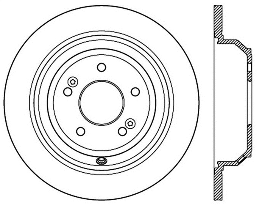 StopTech 126.51045SR StopTech Sport Slotted Brake Rotor; Rear Right - Truck Part Superstore