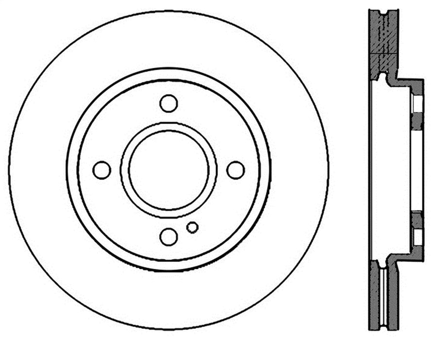 StopTech 126.61096SR StopTech Sport Slotted Brake Rotor; Front Right - Truck Part Superstore