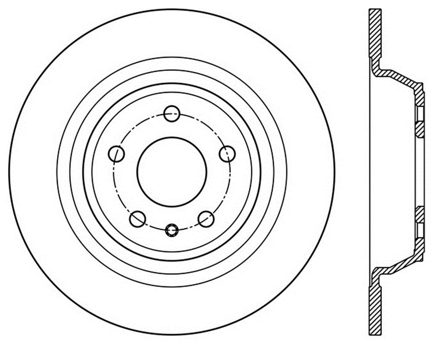 StopTech 126.61103SR StopTech Sport Slotted Brake Rotor; Rear Right - Truck Part Superstore