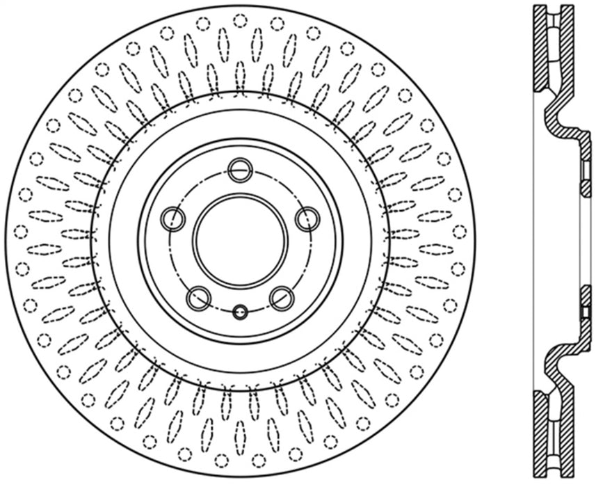 StopTech 126.61106SR StopTech Sport Slotted Brake Rotor; Front Right - Truck Part Superstore