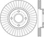 StopTech 126.61110SL StopTech Sport Slotted Brake Rotor; Front Left - Truck Part Superstore
