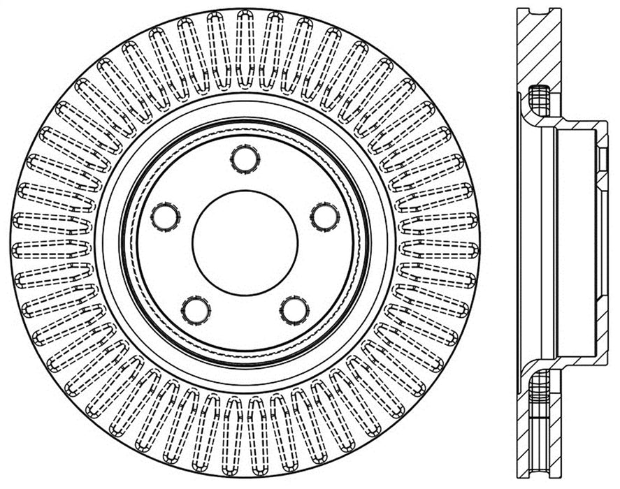 StopTech 126.61112SL StopTech Sport Slotted Brake Rotor; Front Left - Truck Part Superstore