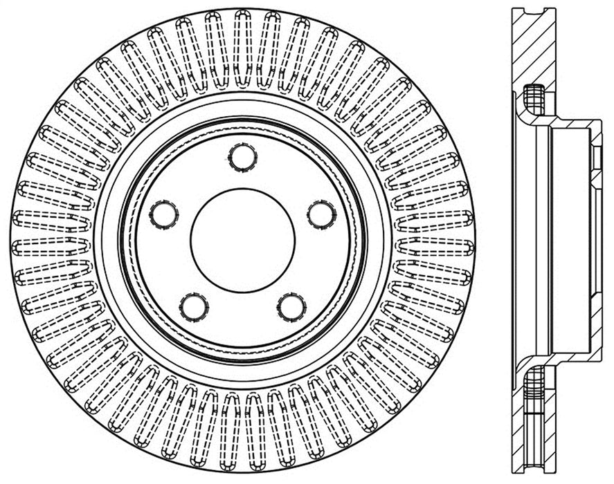 StopTech 126.61112SR StopTech Sport Slotted Brake Rotor; Front Right - Truck Part Superstore