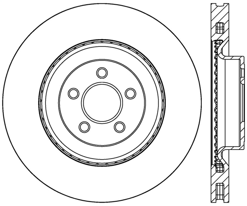 StopTech 126.61116SL StopTech Sport Slotted Brake Rotor; Front Left - Truck Part Superstore