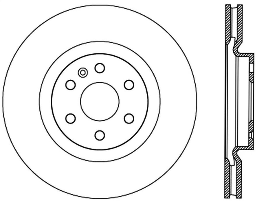 StopTech 126.62126SL StopTech Sport Slotted Brake Rotor; Front Left - Truck Part Superstore