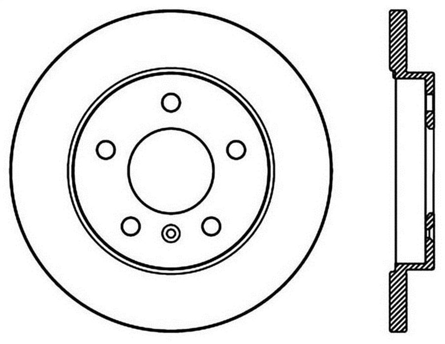 StopTech 126.62129SL StopTech Sport Slotted Brake Rotor; Rear Left - Truck Part Superstore