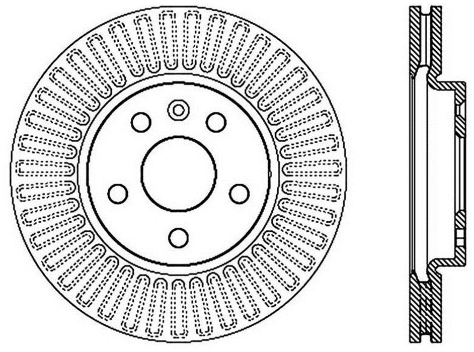StopTech 126.62130SL StopTech Sport Slotted Brake Rotor; Front Left - Truck Part Superstore