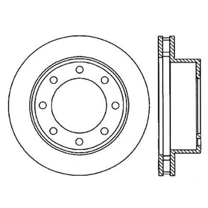 StopTech 126.65086CSL StopTech Sport Slotted Cryo Brake Rotor; Front Left - Truck Part Superstore