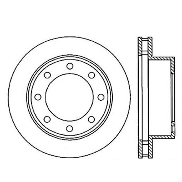 StopTech 126.65086CSR StopTech Sport Slotted Cryo Brake Rotor; Front Right - Truck Part Superstore