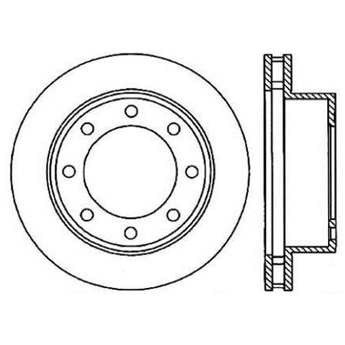 StopTech 126.65086SR StopTech Sport Slotted Brake Rotor; Front Right - Truck Part Superstore
