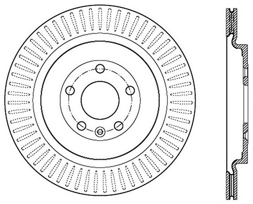 StopTech 126.65137SR StopTech Sport Slotted Brake Rotor; Rear Right - Truck Part Superstore