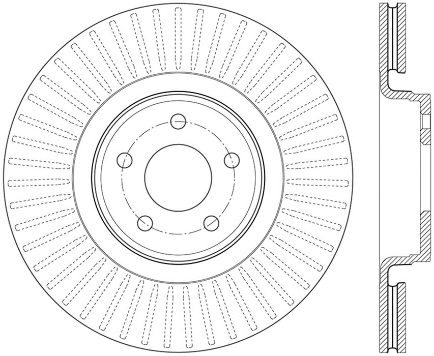 StopTech 126.65146SL StopTech Sport Slotted Brake Rotor; Front Left - Truck Part Superstore