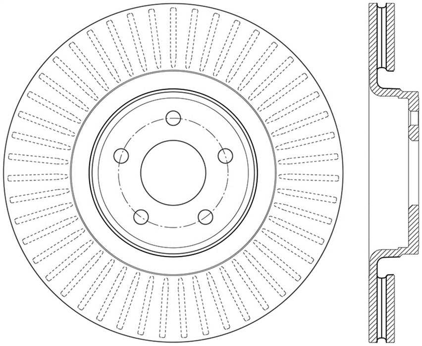 StopTech 126.65146SR StopTech Sport Slotted Brake Rotor; Front Right - Truck Part Superstore