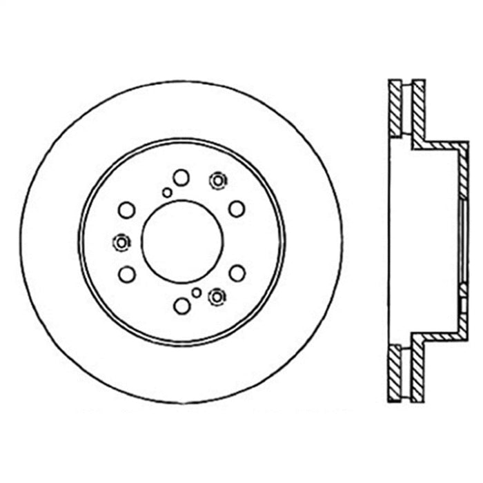 StopTech 126.66057SR StopTech Sport Slotted Brake Rotor; Front Right - Truck Part Superstore