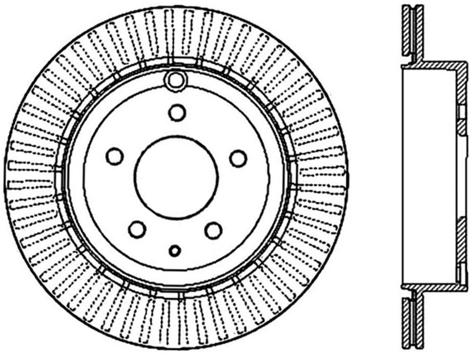 StopTech 126.66073SL StopTech Sport Slotted Brake Rotor; Rear Left - Truck Part Superstore