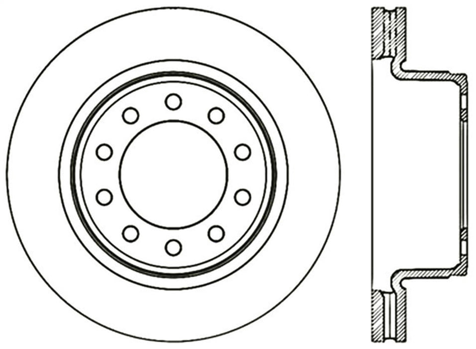 StopTech 126.67070SR StopTech Sport Slotted Brake Rotor; Front Right - Truck Part Superstore