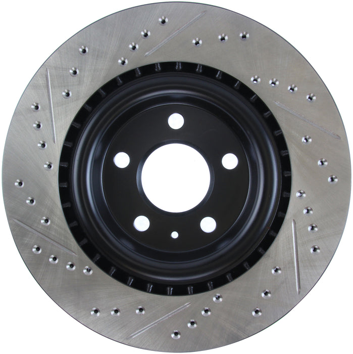 StopTech 127.33137L StopTech Sport Drilled/Slotted Brake Rotor; Rear Left - Truck Part Superstore