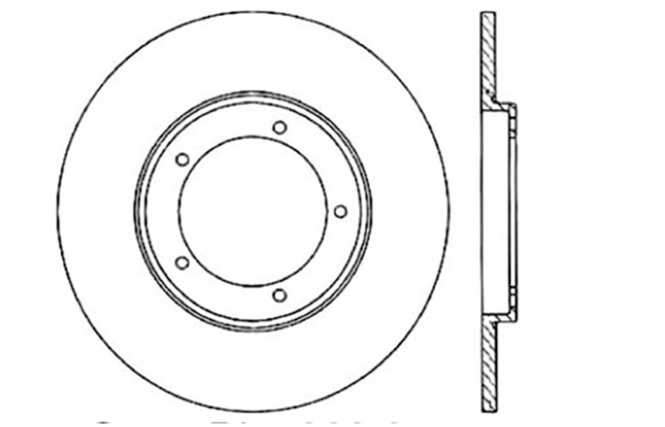 StopTech 127.37000R StopTech Sport Drilled/Slotted Brake Rotor; Front Right - Truck Part Superstore