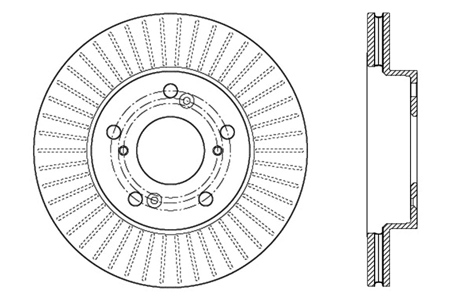 StopTech 127.40082L StopTech Sport Drilled/Slotted Brake Rotor; Front Left - Truck Part Superstore